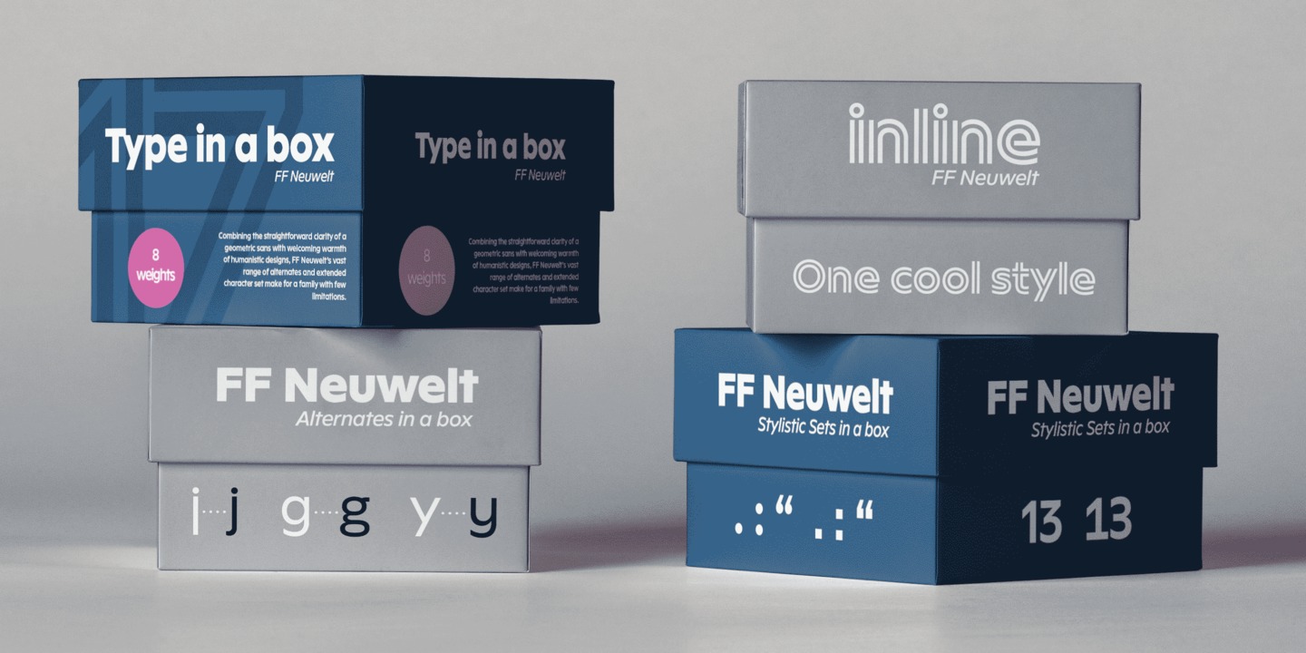 FF Neuwelt Medium Font preview